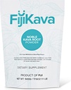 FijiKava Instant Kava אבקה 500g - Premium Kava Root אבקת עם תוכן גבוה Kavalactone - סיוע טבעי להרגעה, הקלה בלחץ ותמיכה בשינה - Easy-to-Mix