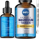 Magnesium Tairate, Magnesium Tairate נוזל טיפות, תוספת גבוהה Absorption Magnesium לבריאות קרדיווסקולרית, שרירים ותפקוד עצבי, 2 oz