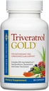 Dr. Whitaker's Triveratrol Gold - תוספת של הזדקנות בריאה עם Resveratrol & Extracts of Aloe Vera, תה ירוק ו Turmeric - מספק תמיכה אנטי-חמצן ו Cardiovascular (60 קפסולות)