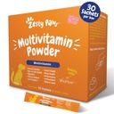 Zesty Paws 10in-1 כלב Multivitamin - Gut, Immune, Joint, Skin & Coat תמיכה, ועוד - ויטמינים לכלבים ותוספים אבקת - תוספי מזון עם אומגה דגים שמן & VitaFiber - Salmon - 30 Ct Cttt Ctt.