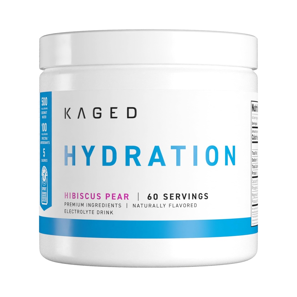 אבקת Kage hydrotion Electrolytes | Hibiscus Pear | hydro-Charge Sports Drink
