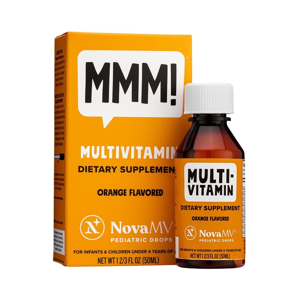 נובהFerrum MMM | Multivitamin לילדים, תינוקות ופעוטות | ויטמין C, D3, E | Gluten Free Certified