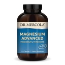 Dr. Mercola Magnesium מתקדם - תומך העצם, משותף ומוח בריאות - Contributes to More Restful Sleep - non-GMO, Gluten-Free & Soy-Free - 270 קפסולות (90 משרתים)