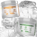 Turkesterone & Tongkat Ali Real Lab-Verified Sulforaphane תוסף, Ajuga Turkestanica Per המשרתת את Stamina - (60 קפסולות)
