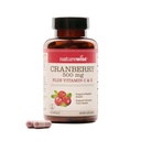 NatureWise Cranberry Pills for Women - לחלץ אותו ל 12,500 מ"ג * תוסף קריין + ויטמין C & E - ניקוי Urinary Tract & Bladder - טבעוני, non-GMO, Sugar-Free - 60 קפסולות.