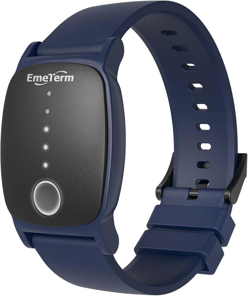 Emecon Explore ה- FDA-Cleared Anti-Nausea Wristband IP67 מים עמידים לים לבנט הקלה ב Band Rechargeable Classic Design Drug Free Non-drowsy ללא תופעות לוואי