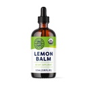 Vimergy USDA אורגני לימון Balm Tincture Herbal תוסף - יכול לשמש תה - non-GMO, אלכוהול חינם -115 mL (1 mL / משרת)