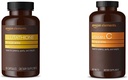 אלמנטים Glutathione, 500 מ"ג, 60 קפסולות, 2 חודשים אספקת ויטמין C 1000 מ"ג, טבעוני, 300 טבליות, 10 חודשים אספקה