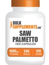 BulkSupplements.com Saw Palmetto לחלץ קפסולות - Serenoa Repens, Saw Palmetto תוסף - Gluten Free, 2 קפסולות לשרת, Count (Pack of 1)