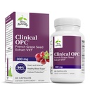 טרי קליני באופן טבעי OPC - Cardiovascular Health & Focus תמיכה תוסף - תוספת תזונתית עם Grape Seed Extractd Extractd Extract & Sunflower Lecithin - Immune Support Supplement - 300 מ"ג, 60 Softgels