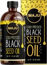 שמן זרעי הנפט השחור של MAJU 16oz: 3X Thymoquinone, Cold Pressed, 100% טורקי Black Cumin Nigella Sativa שמן (טוב יותר אורגני), non-GMO, 100% שמן שחור נוזלי, זכוכית בקבוק