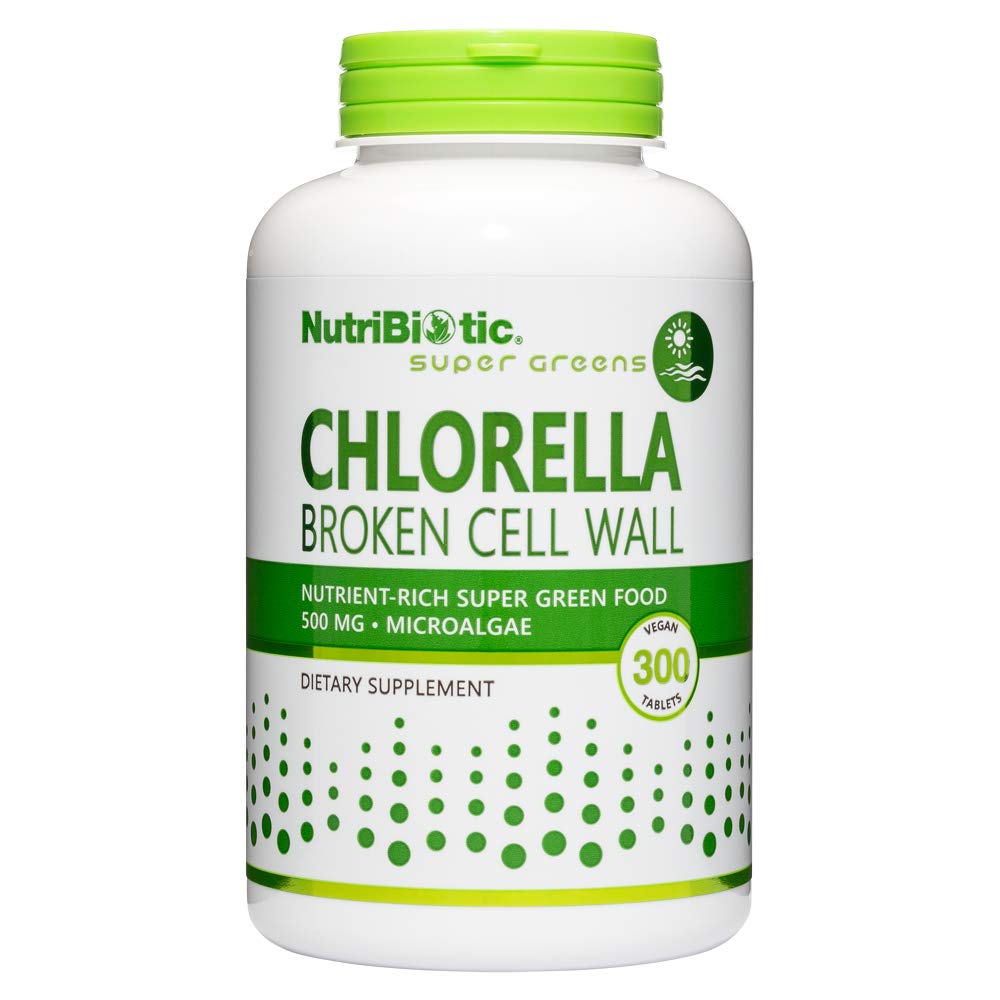 מזון ירוק של אומגה 500 מ"ג 300 Tabs | Broken Cell Wall Foodsent-Rich Microalgae, Water Cultivated Superfood | Chlorophyll with ויטמינים, מינרלים & Trace Elements