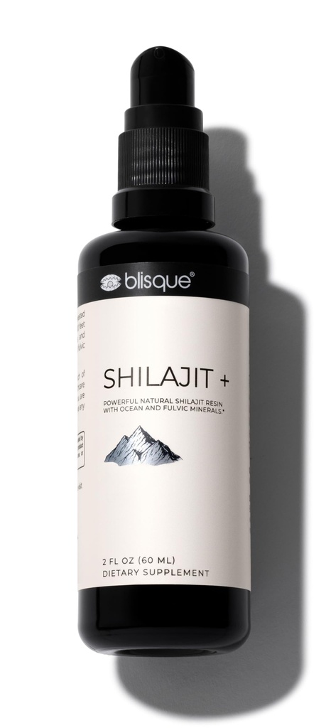 Blisque - ההימלאיה Shilajit Resin מינרלים טיפות | טהור, טבעי, אורגני | עבור Detox, ניקוי, תמיכה Immune, Brain Booster, and Energy | מכיל Fulvic Acid ו- Trace מינרליםs | 2 FL OZ
