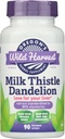 The Wild Harvest Milk Thistle Dandelion - הפקה סטנדרטית ל 80% Silymarins (90 קפסולות)