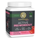 Sunwarrior Pre Workout אבקה אנרגיה לשתות | תוספת מבוססת צמחים טבעונית | משאבה, Hydrate, Focus, Endurance, & Power Builder | Watermelon Flavored 30 משרתים