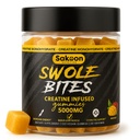 Creatine Gummies 5000mg - טבעוני - שריר בונה - כוח ואנרגיה תמיכה - 120 הרוזן - מנגו פלפור - Creatine Monohydrate תוסף עבור גברים ונשים
