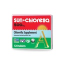 Sun Chlorella 500 מ"ג כל הגוף ירוק Algae Superfood תוסף - Immune Defense, Gut Health, Natural Purification, Energy Boost - Chlorophyll, B12, Iron, חלבונים - non-GMO - 120 טבליות