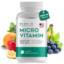 Daily Low Dose MultiVitamin & מינרלים לגברים ונשים כדי לתמוך ביצועים קוגניטיביים וזיכרון + Hyaluronic Acid עבור בריאות העור + TMG עבור פעילות גופנית (150 ספירה)