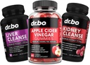 ACV Gummies & Liver Kidney ניקויse - 1000MG Apple Cider Vinegarmies & Liver ניקוי סליני Detox כמוסות עבור Digestion, Gut Health, ניקוי, Detox, Flushing & Metabolism