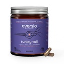 Defend Now Organic Turkey Tail Mushroom תוסף 12:1 טורקיה Tail לחלץ 60 קפסולות טבעוניות (500 מ"ג) - 45% מאומת Beta-D-Glucans!