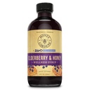 Honey Gardens Elderberry & Honey Immune Syrup - Black Elderberry Syrup for Adults & Kids, Natural גרון תוספת עם Propolis & אורגני Apple Cider Vinegar - 8 Fl Oz