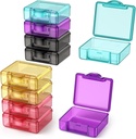 קופסת גלולות נסיעות קטנות, Urekt 10 PCs מיני Pocket מארגנת יומית Single Containers Portable Medicine Holder for Purse ויטמין Fish שמן תוספי מזון