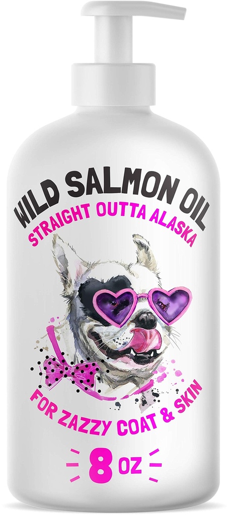 Wildאלסקה Salmon Oil for Dogs & Cats - Pure Fish אומגה 3 6 9 נוזלי EPA DHA Fatty Acids - Skin & Coat תוסף - תומך בתפקוד משותף, המוח, העין, Immune & Heart Health - Made in USA 8 ozoz oz oz Fatty Acids - Skin & Coat תוסף - תומך בפונקציות משותפות, Brain, Eye, Eye, Immune & Heart Health - Made in USA 8 ozoz oz oz oz oz oz oz oz oz oz oz oz oz oz oz oz oz