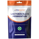Vitamatic Lactobacillus Fermentum Probiotic אבקה - תמיכה בבריאות העיכול - 100 דקדוק (3.5 OZ) - 100 משרתים