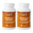BrainMD ד"ר Amen אומגה 3 Power - 60 קפסולות, Pack of 2 - Joint & Immune Support Supplement - Contains DHA & EPA - Gluten Free - 60 המשרתים המלאים
