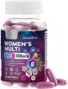 Multivitamin for Women - Daily Woman's Multivitamins with Biotin, Calcium, Folic Acid, Iron, Zinc, ויטמין A, C, D, E & B ויטמינים, שיער נשים ותוספים של ויטמינים - 120 Softgels - 120 Softgels