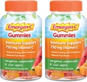 ויטמין C Gummies, תוסף תזונתי לתמיכה ב-Immune, Tangerine, Watermelon ו-Sour Apple Flavor - 45 Count x 2 (Pack of 2)