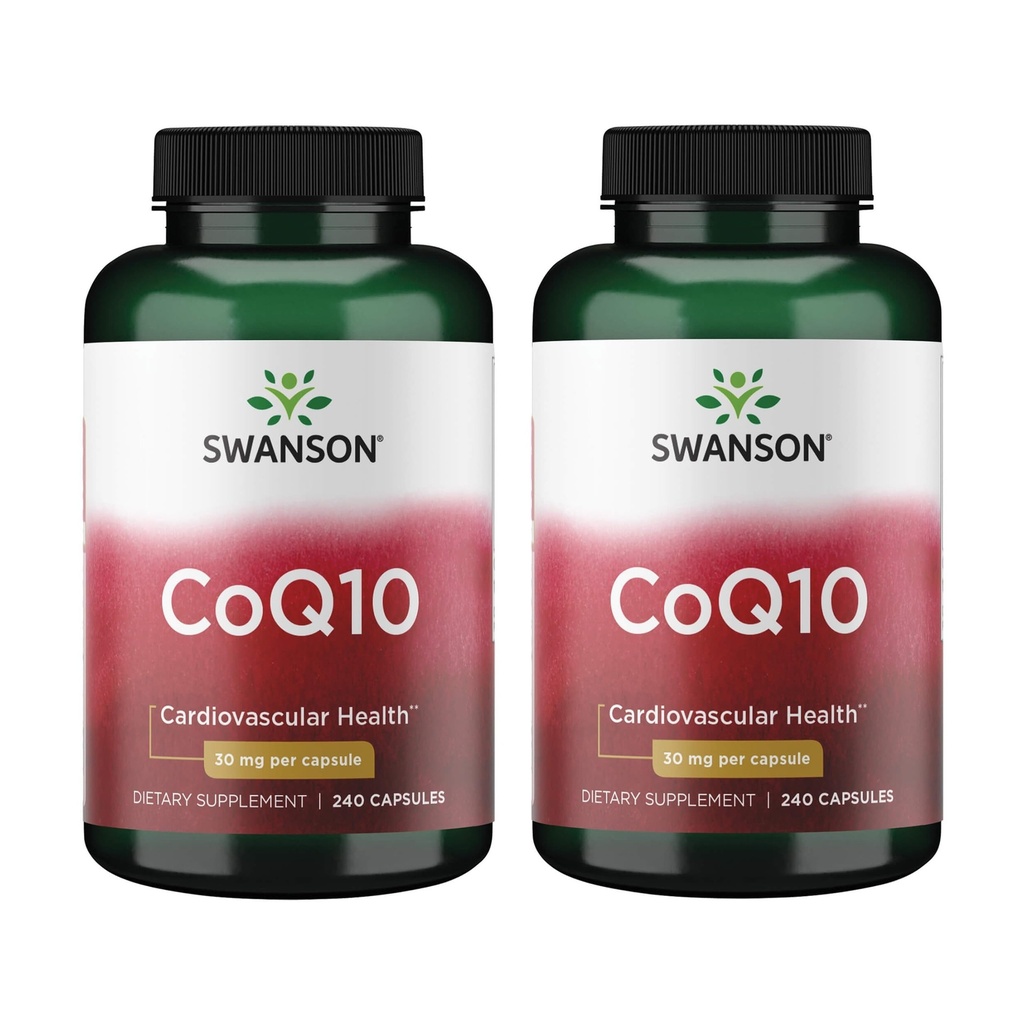 Swanson Coq10 30 מ"ג 240 Caps (2 Pack)