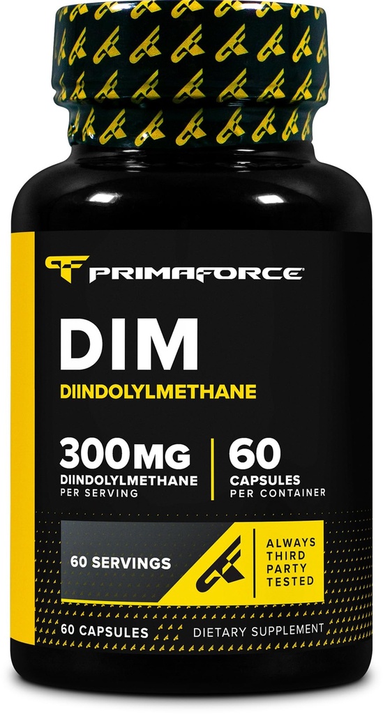 פרימנטל DIM תוספת (Diindolylmethane) 300 מ"ג, 60 קפסולות