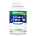 Enzyme Science Enzyme Defense Pro, 60 קפסולות - Immunity Support Supplement - פורמולה עם ויטמין D3, L-Lysine, Calcium ו-Protease-Enzyme Digest תמיכה - מערכת החיסון - מערכת החיסון
