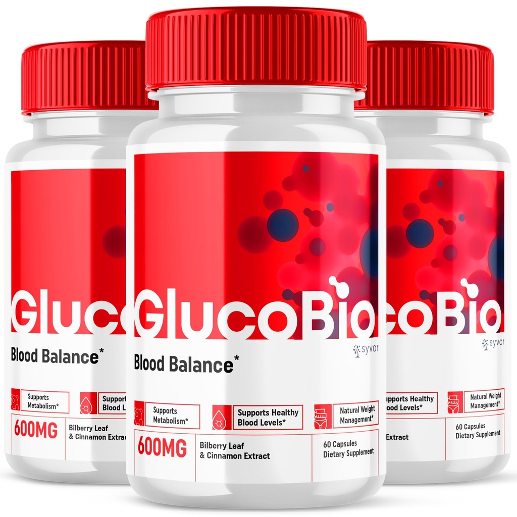 (3 Pack) Glucobio קפסולות, Gluco Bio Advanced Glyco תמיכה פורמולה גלולות, Glucobio תוספת כוח תוספת תוספת תוספת תוסף, Glucobio Natural Ingredients Glycogen Support, Gluco Bio Glycogen Reviews (180 קפסולות)