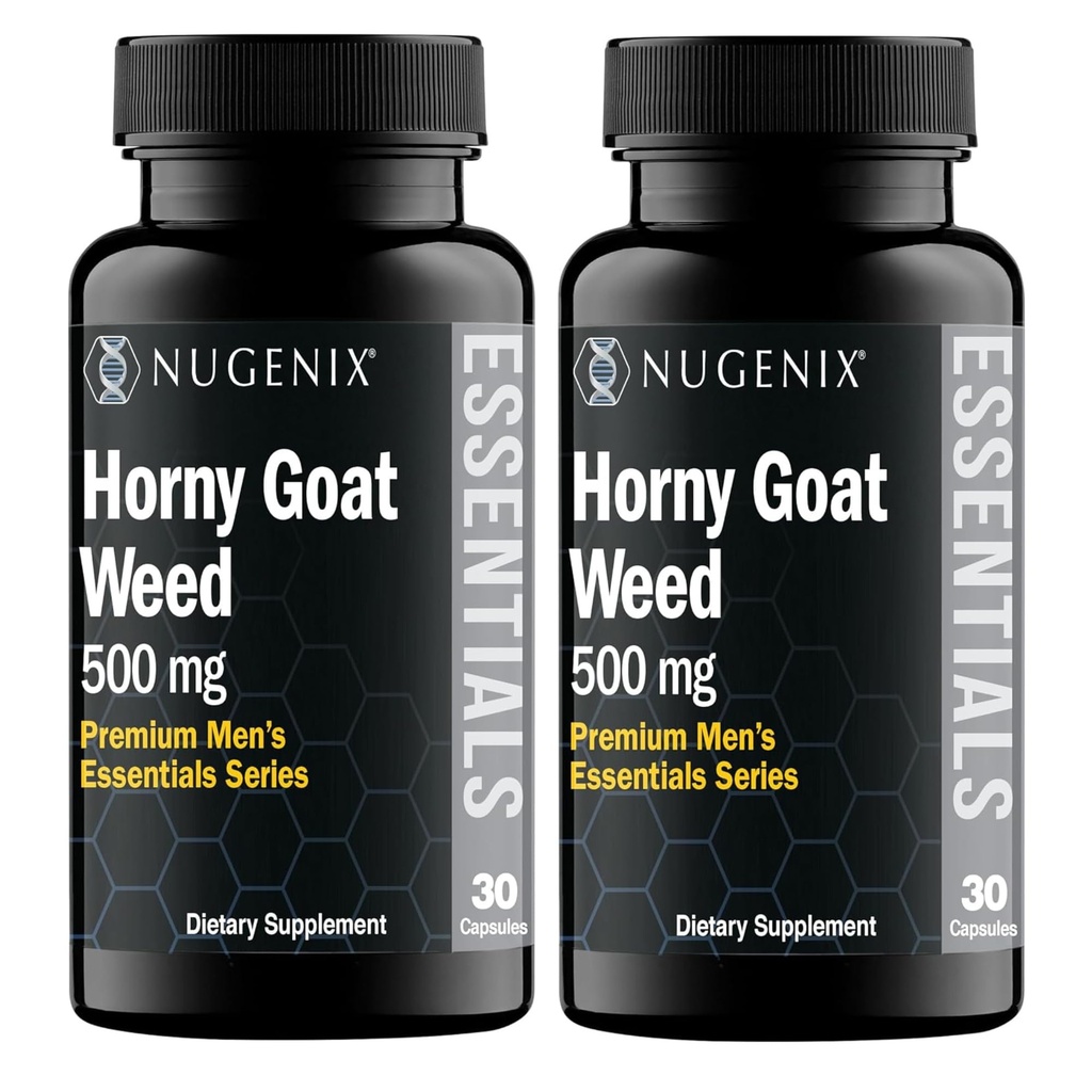 Nugenix Essentials Hory Goat Weed Extract - Epimedium Extract - 60 קפסולות