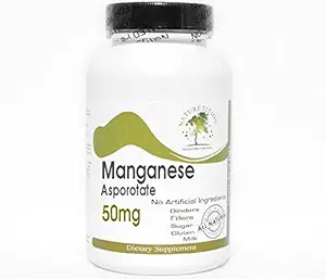 Manganese Asporotate 50 מ"ג - 200 קפסולות - אין תוספות - תוספי טבע