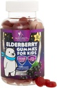 ילדים Immune Support Elderberry חניכיים - ויטמין C, Zinc & Kids Immunity Support Gummy - Nature's Sambucus Elderberry תוסף, טבעוני, Gluten-Free, Tasty Berry Flavor - 120 מסטיקנים