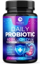Probiotics 60 מיליארד CFU - 10 Strains + Digestive Enzymes & Prebiotics - Best Probiotic for Women & Men, Supports Immune, Gut Health, Occasional Constipation, Diarrhea, Gas & Bloating - 60 קפסולות