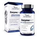 1MD תזונה EnzymeMD - תוסף Enzymes Digestive - דוקטור פורמולה | 18 Enzymes - Gas & Bloating Support