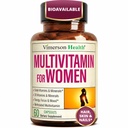 Multivitamin for Women – Methylated Multivitamin – Daily Wellness – 60 Caps