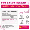 נוזל Collagen & Biotin, 2 Fl Oz (Pack of 2), 40000 mcg עבור ציפורניים שיער, ויטמין B7 hydrolized Collagen פפtides עבור נשים, טופס ביואקטיבי, סוכר חינם, Raspberry Flavor