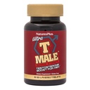 NaturesPlus Ultra T Male, Extended Release - 60 טבליות B-layered - תמיכה שריר מקבל - Vegetarian, Gluten חינם - 30 משרתים