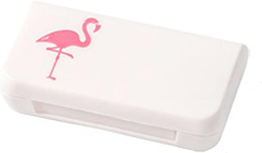 SagaSave Travel Pill Case 3 השוואה בין היתרים ל- Portable Pill Case Proof ו-Moisture-Proof Daily Pill Case Small Pill Box for ויטמינים, שמן דגים, תוספים (Flamingo)