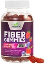חניכיים סיבים למבוגרים, סוכר חינם יומי 4g Gummy סיבים תוספת, Prebiotic Gummy Digestive Health Support - Plant Based Soluble Chews, Prebiotics תומכים סדירות & העיכול - 120 מסטיקנים