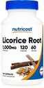 חומרים מזינים Licorice Root 500 מ"ג, 120 קפסולות - non-GMO, Gluten Free