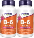 תוספי מזון, ויטמין B-6 (Pyridoxine HCl) 100 מ"ג, Cardiovascular Health *, 100 קפסולות Veg (Pack of 2)