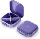 Small Pill Case, Travel Pill Box, Portable Pill Organer, Pill Container for Pocket 4 השוואתיות, Daily Compact Travel Medicine Holder for הויטמינים