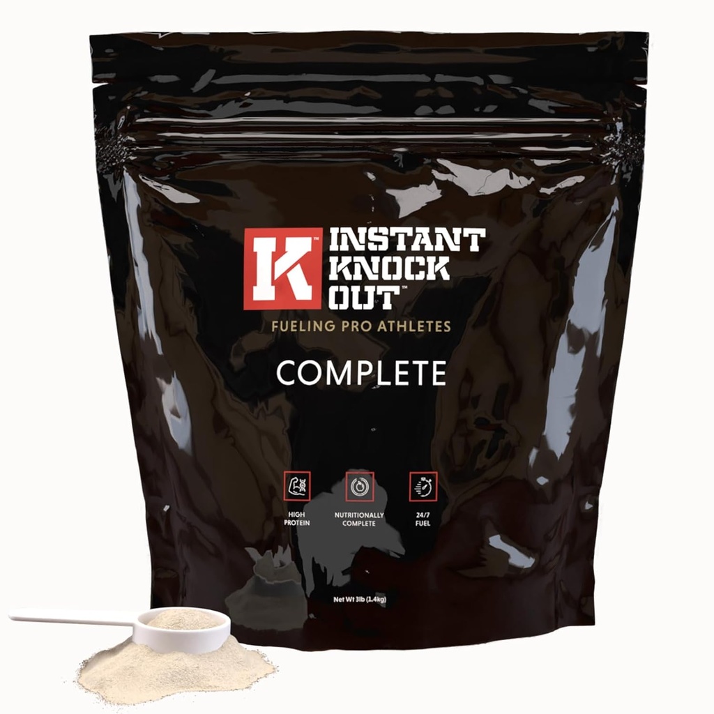 Knockout Complete Shred - Mealחליף Shake - Vanilla - High-Protein, ויטמין-Enriched, תזונה מלאה - 14 משרתות