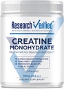 מחקר מאומת Creatine Monohydrate - תמיכה בצמיחה שרירית אופטימלית, ביצועים משופרים - 5000 מ"ג Creatine Monohydrate - bioPerine - 60 משרתים - Unflavored - טבעוני